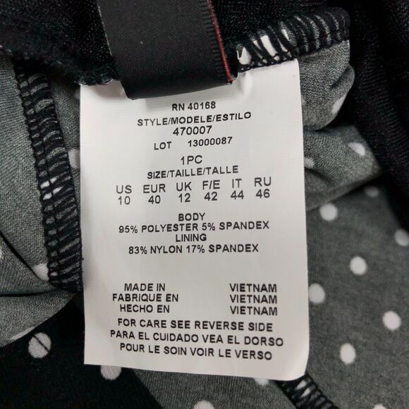 NEW Kirkland Signature by Miraclesuit Tankini Top 10 Ruffle Polka Dot Swimsuit - Picture 7 of 11